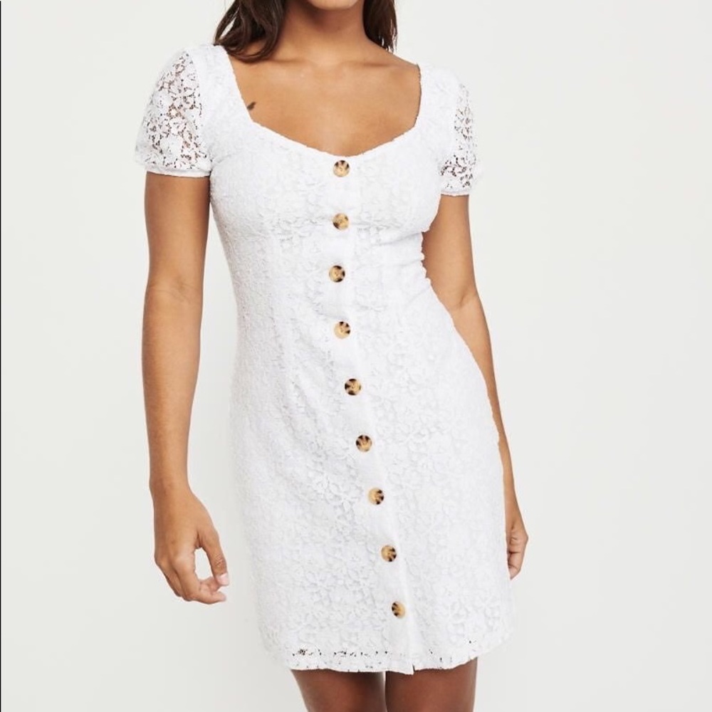 Abercrombie&Fitch White Lace Dress